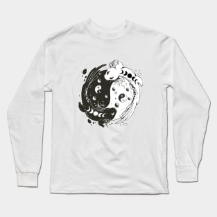 Yin Yang Axolotl Long Sleeve T-Shirt